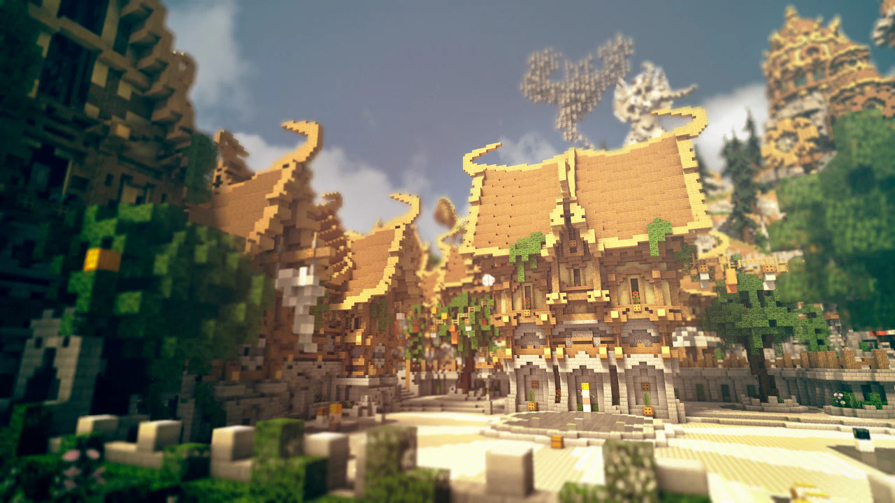 Minecraft worlds artwork
